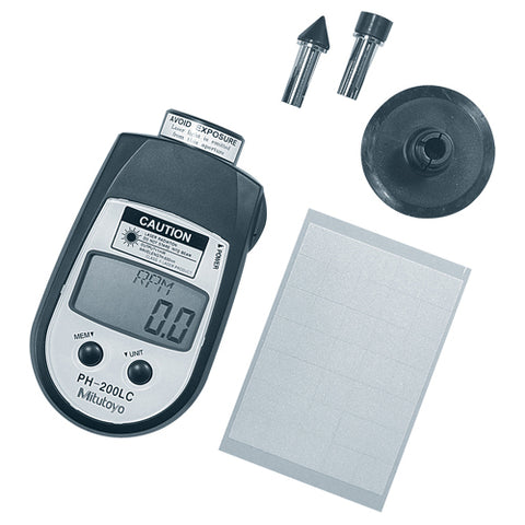 Digital Tachometer, Contact/Non-Contact, 6-99K RPM