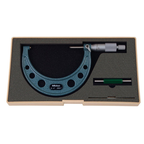 Mechanical Micrometer,  3-4 In, .0001 In RS