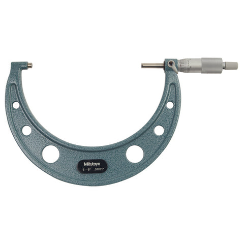 Mechanical Micrometer,  5-6 In, .0001 In RS