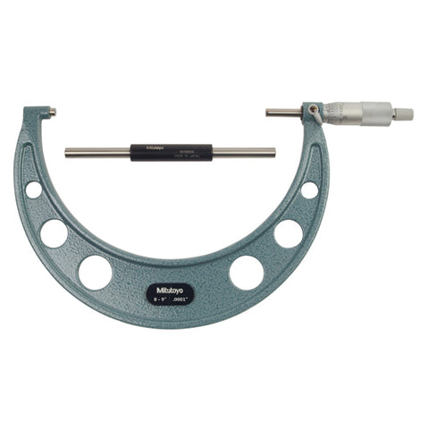 Mechanical Micrometer,  8-9 In, .0001 In RS