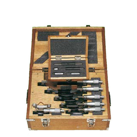 Mechanical Micrometer Set,  0-150mm, 0.001 mm