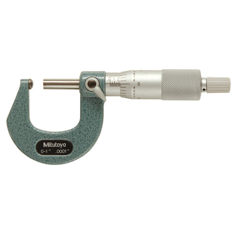 Mechanical Micrometer, 0-1 In, .0001 In, SF