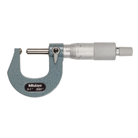 Mechanical Micrometer, 0-1 In, .0001 In, SS