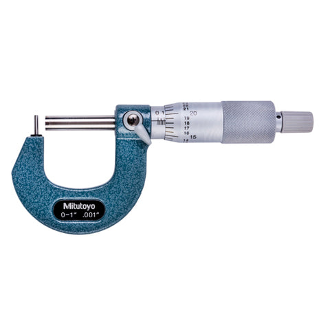 Mechanical Micrometer, Tube, 0-1 In, .001 In, A