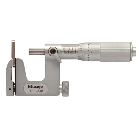 Mechanical Micrometer, Uni, 0-1 In, .0001 In, RS