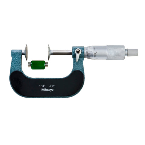 Mechanical Micrometer, Disk, 1-2 In, .001 In, RS
