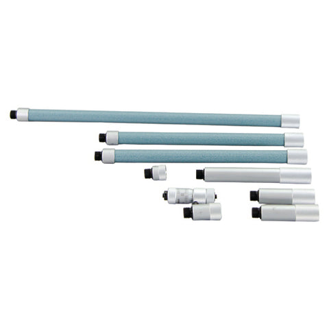 Extension rods .5, 1, 2 (2pcs), 4, 8in (2pcs), 12in