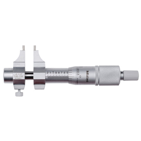Mechanical Micrometer, Caliper Jaw, .2-1.2 In, .001, RS, C