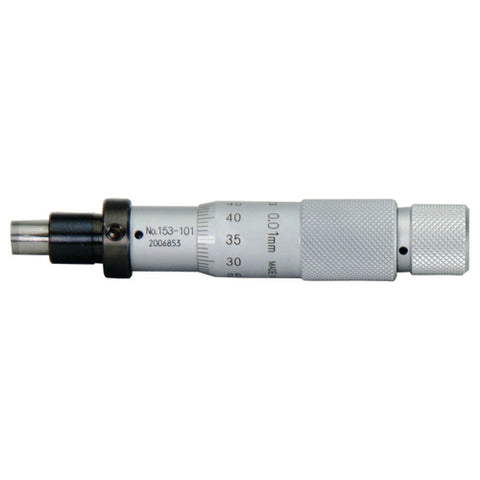 Micrometer Head 15mm, .01mm, 9.5mm, Pln,F,CT,NR