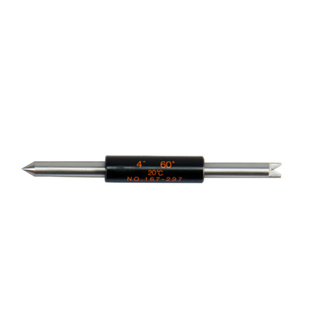 Micrometer Accessory, Standard Bar, Screw Thread, 4 In, 60Deg