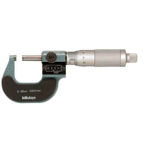 Center micrometer, 0-25mm, .001mm, CT, RS