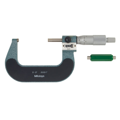 Center micrometer, 2-3 In, .0001 In, CT, RS