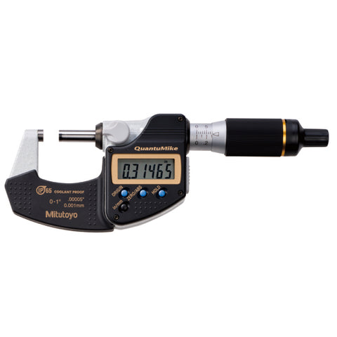 Digimatic Micrometer, Qnt, I/M 0-1 In, .00005 In, NO