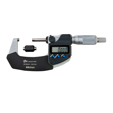 Digimatic Micrometer, 25-50mm, .001mm, O, RS