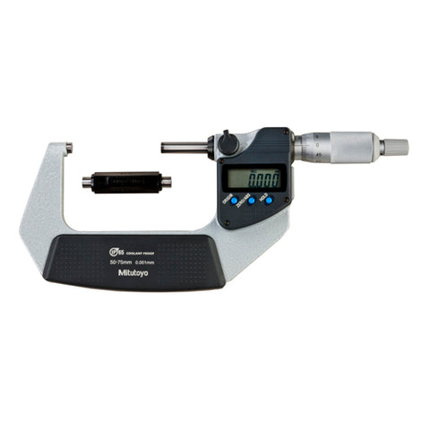 Digimatic Micrometer, 50-75mm, .001mm, O, RS