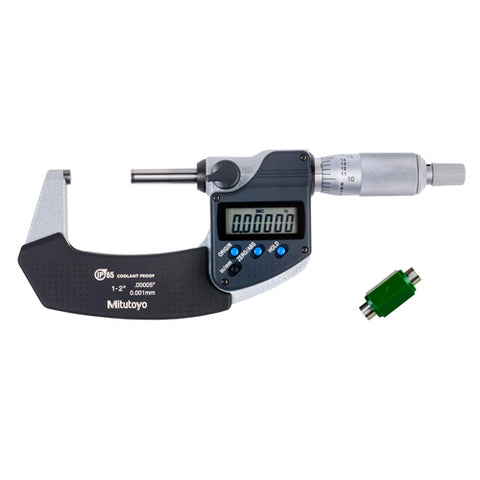 Digimatic Micrometer, I/M 1-2 In, .00005 In, NO, RS