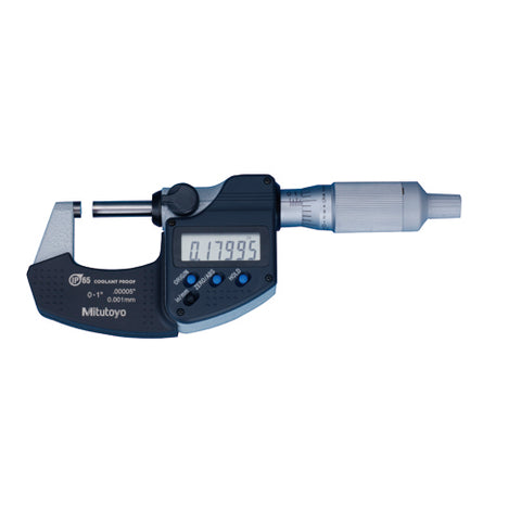 Digimatic Micrometer, I/M 0-1 In, .0001 In, NO, RT