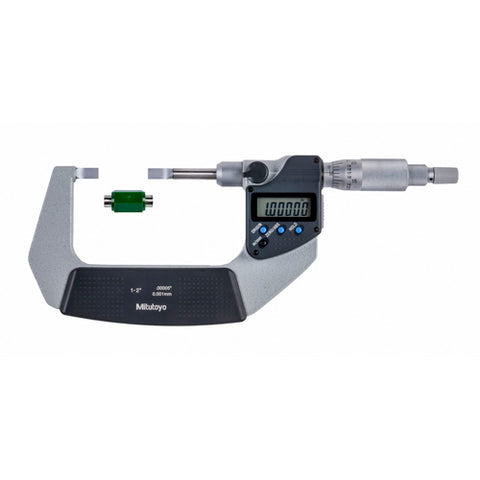 Digimatic Micrometer, Blade, I/M 1-2 In, .00005 In, NR,O,RS